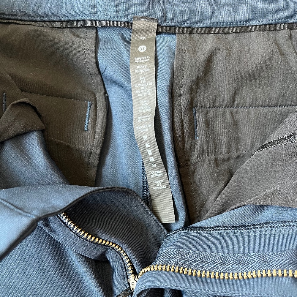 Lululemon ABC Slim Fit Trouser 30L Warpstreme